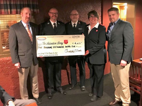 Berks-Schuylkill Oil Heat Association Donates to Salvation Army